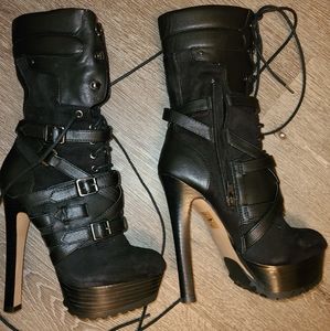 Bebe Gwenn Boots - Black